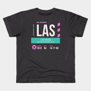 Las Vegas Airport Stylish Luggage Tag (LAS) Kids T-Shirt